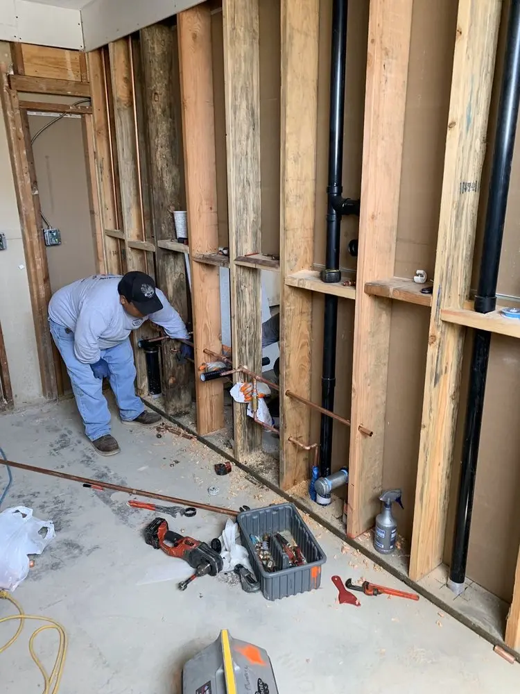 Commercial rough-in plumbing for Water Heater Replacement in Harbor Island
